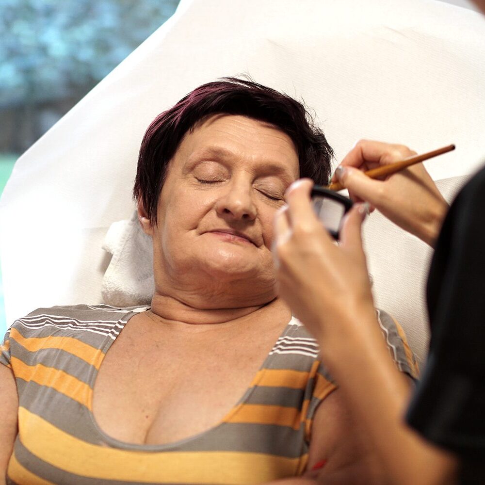 Makijaż Pani Elżbiety